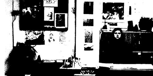 Neil Hodder in his classroom